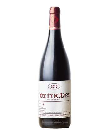 Bouteille de la cuvée Les Roches du domaine Les Roches d’Alain et jérome lenoir, appellation chinon, beaumont en véron