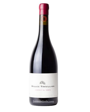 Bouteille de la cuvée l’esprit du temps de Gilles Troullier