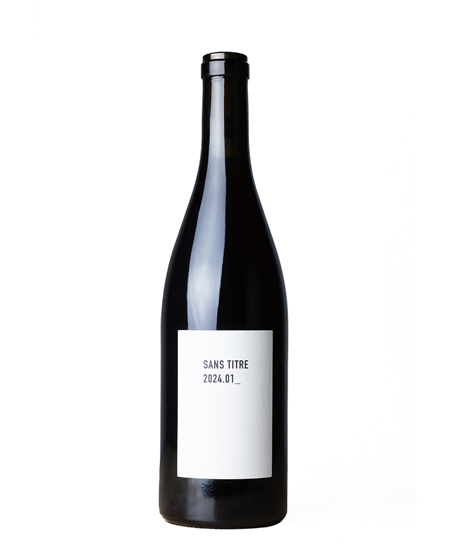 Bouteille de la cuvée Sans Titre des Frères soulier, vigneron nature dans le Gard