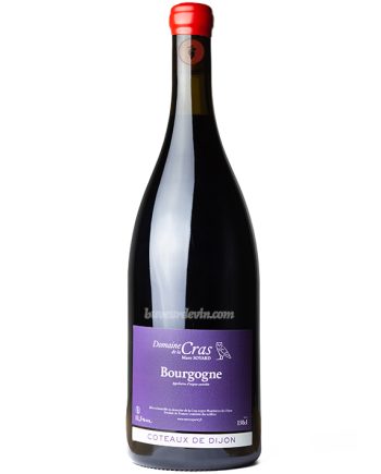 Magnum de Bourgogne Rouge de Marc Soyard du domaine de la Cras, pinot noir sans sulfite ajouté