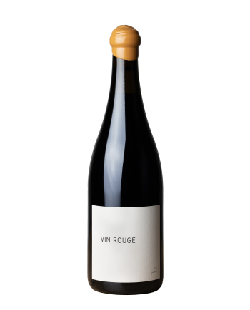 Bouteille de la cuvée Vin Rouge de Charles Dufour, coteaux champenois rouge sans soufre, pinot noir de l’aube