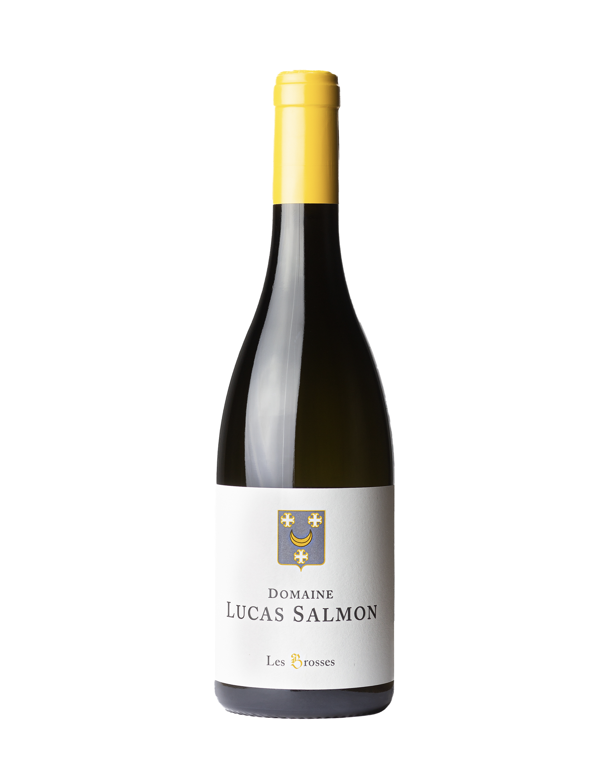 Bouteille de la cuvée Les Brosses, du domaine Lucas Salmon, en appellation Muscadet