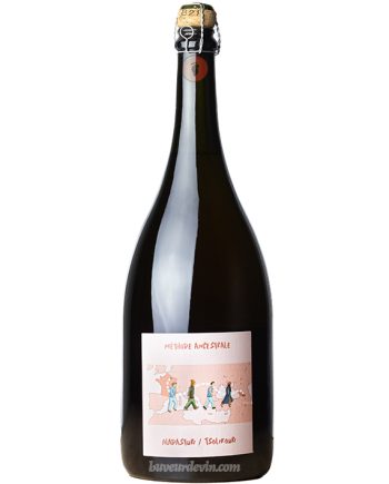 Magnum de vin mousseux georgien en méthode ancestrale de la famille bouvet (antoine et maxime) et Ori Marani