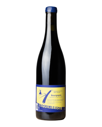 Bouteille de la cuvée l’équilibriste, du domaine de la Cras, vigneron marc soyard, en bourgogne