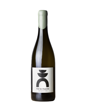 Bouteille de vin de la cuvée Le Fief de Chaintre du Vigneron Jean Baptiste Hardy, anciennement domaine de la Grange, installé à Mouzillon (Grand Cru Communal) en appellation Muscadet