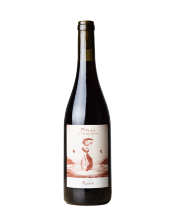 Bouteille de la cuvée Aunix de Mathilde Magne, au Domaine Terres d’imaginaire, vigneronne nature en Anjou et en Vin de France