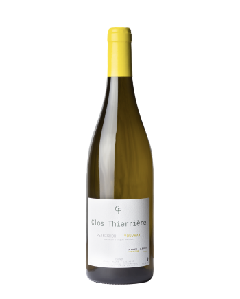 Bouteille de la cuvée Petrichor du Clos Thierrière, en appellation Vouvray