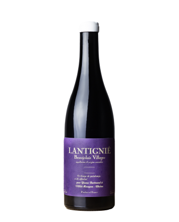 Bouteille de la cuvée Lantigné de Yann Bertrand, en appellation Beaujolais superieur
