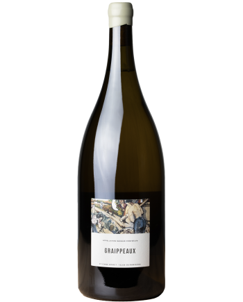 Magnum de la cuvée Les Graippeaux d’Etienne Bodet au Clos Durandiere, chenin sur craie tuffeau en appellation Saumur