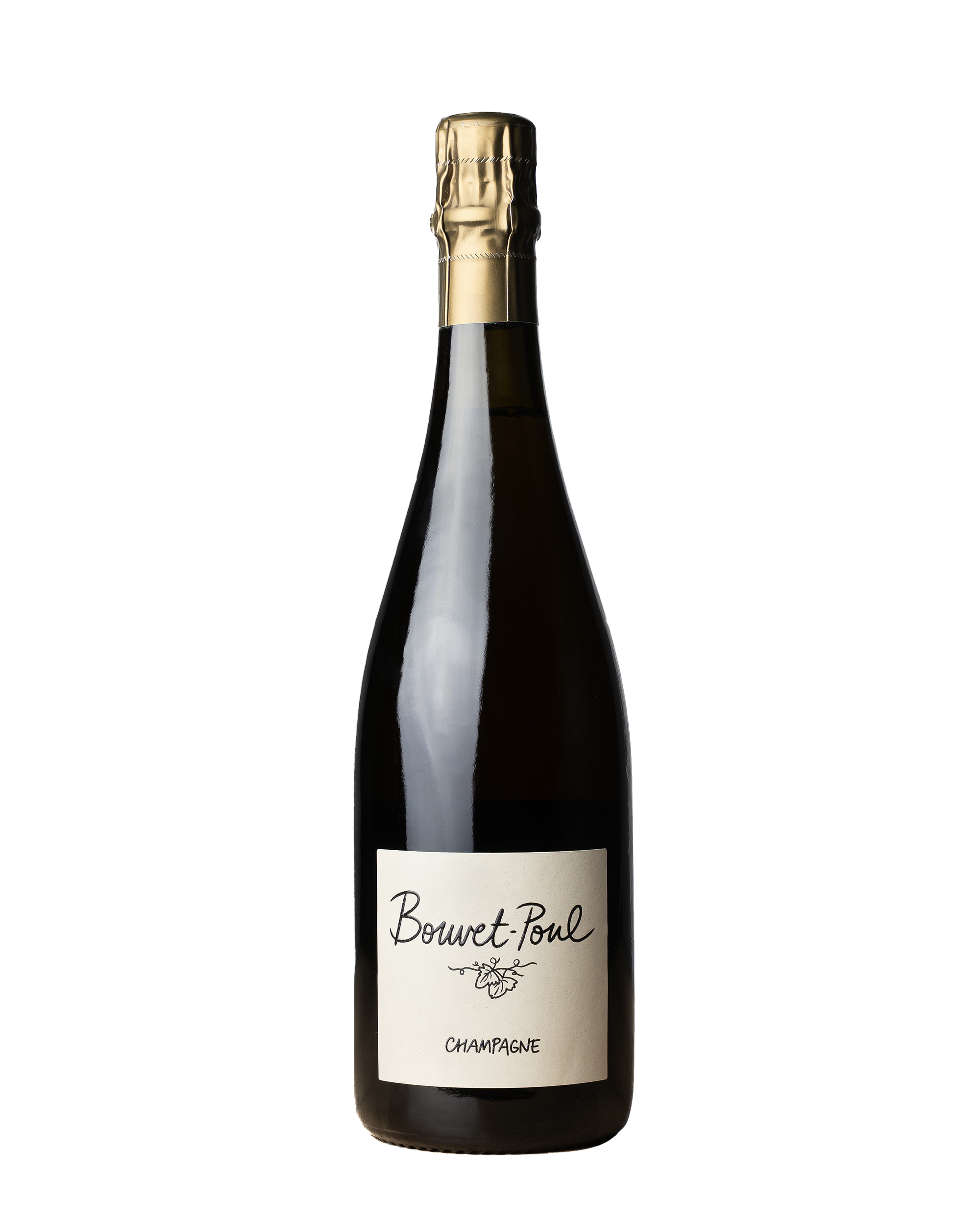 Bouteille de la cuvée Bouvet-Poul d’Antoine et Maxime bouvet, Appellation Champagne