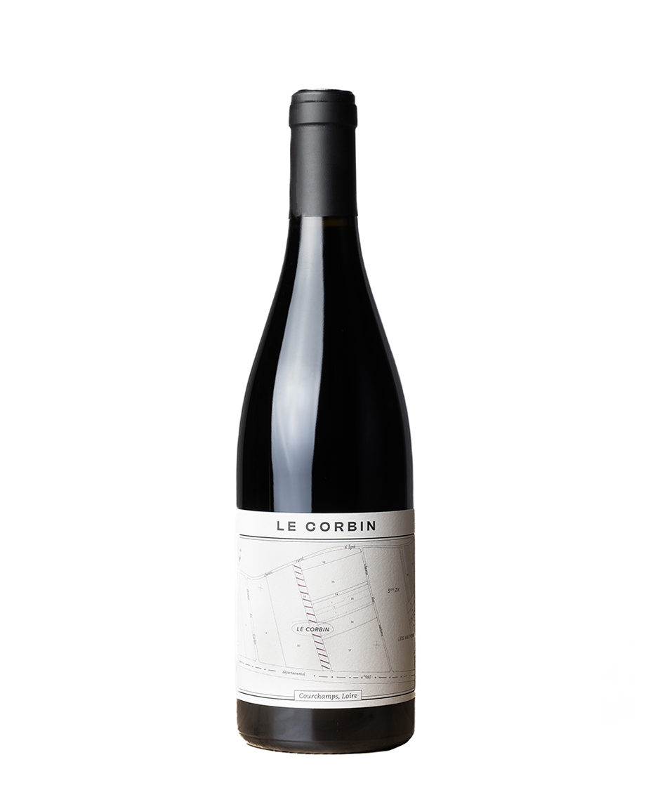 Bouteille de la cuvée Le Corbin de Theo Blet, en appellation Saumur, Vigneron a Courchamp