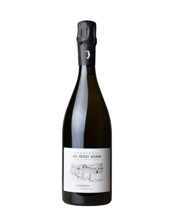 Bouteille de Champagne de la Cuvée Cumières des Frères Mignon, Champagne 1er Cru du departement de la Marne