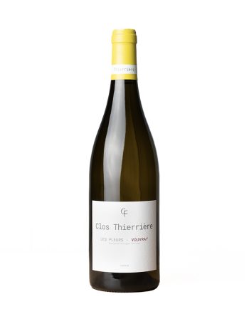 Bouteille de la cuvée Les Pleurs, du Clos Thierriere, en appellation Vouvray
