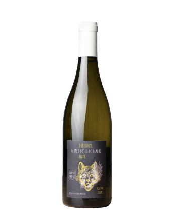 Bouteille de la cuvée de Hautes Cotes de Beaune blanc de Chapuis et Chapuis, bourgogne nature, chardonnay sans sulfite (ajouté)