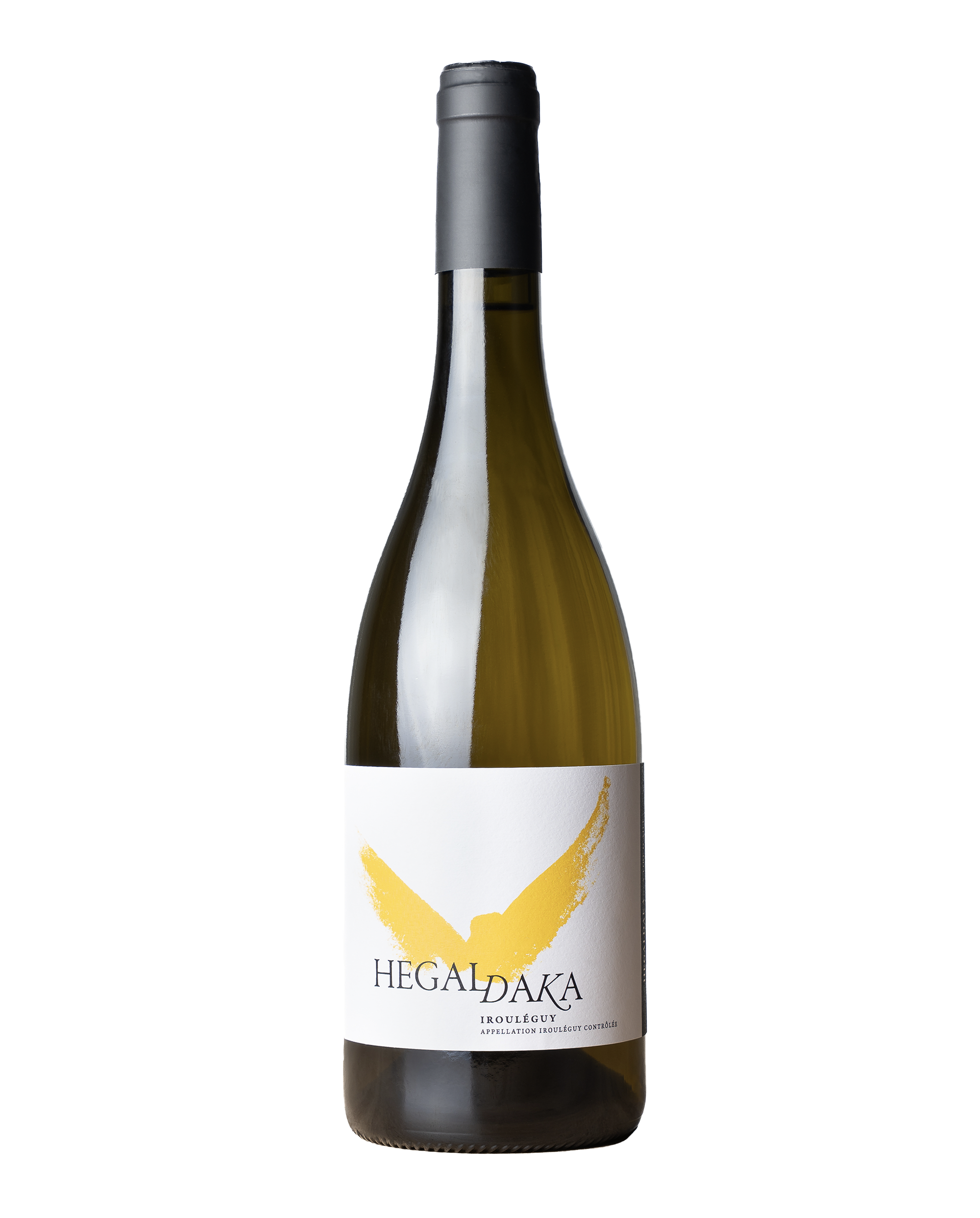 Bouteille de vin de la cuvée Hegaldaka du domaine hegaldaka du vigneron Christian Bourrus, en appellation Irouléguy