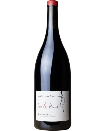 Magnum de la cuvée Sur les Hauts du vigneron Aurélien Revillot, en appellation Bourgueil sur la commune de Restigné