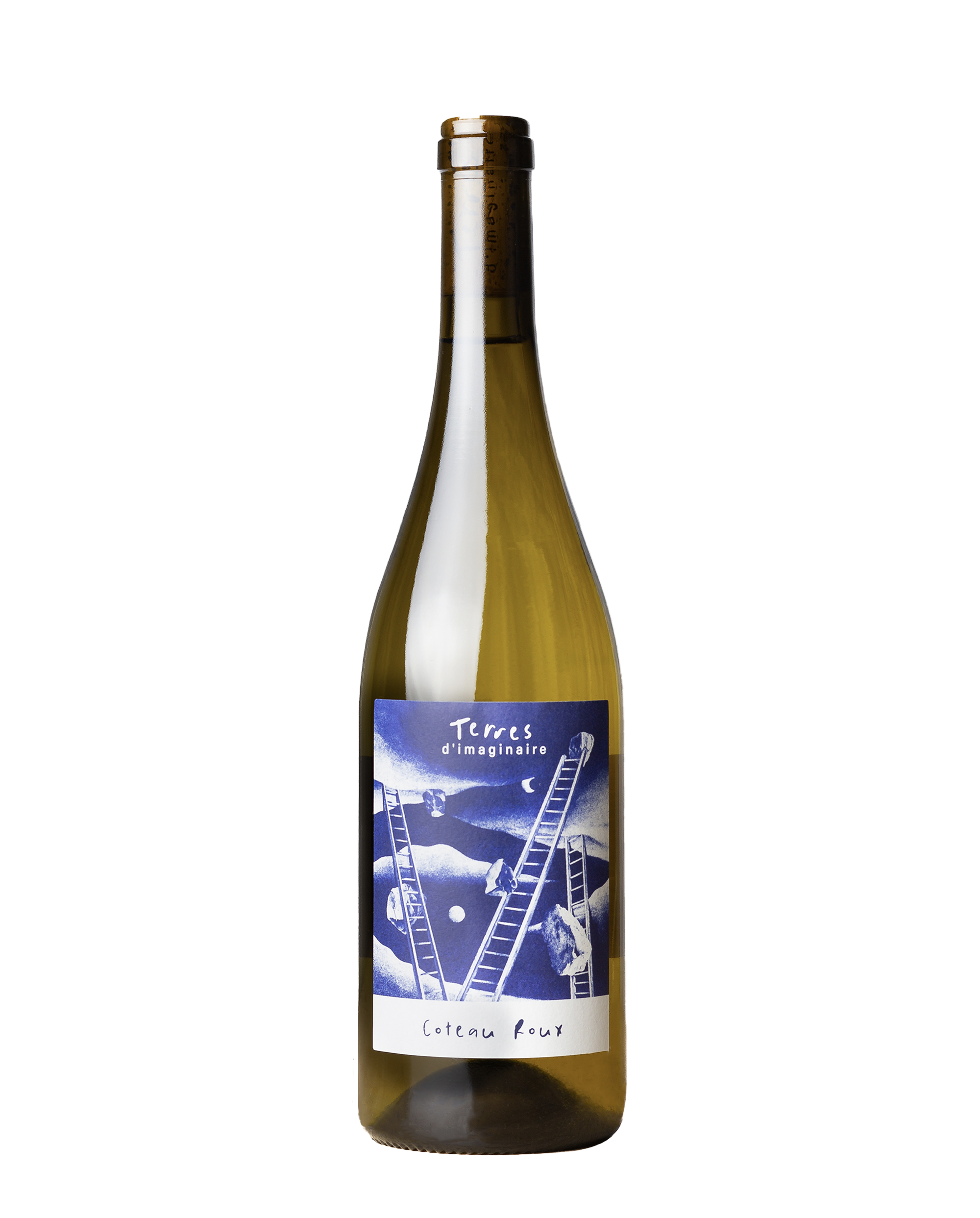 Bouteille de la cuvée Coteau Roux de Mathilde Magne du domaine Terres D’Imaginaire, en Anjou, vin nature, Vin de France