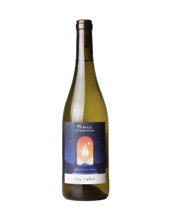 Bouteille de la cuvée Feu Follet du domaine Terres d’Imaginaire de Mathilde Magne à ROchefort sur loire, en appellation Anjou