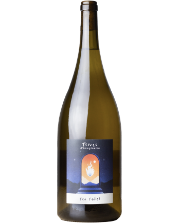 Bouteille de la cuvée Feu Follet du domaine Terres d’Imaginaire de Mathilde Magne à ROchefort sur loire, en appellation Anjou