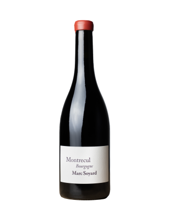 Bouteille de la Cuvée Montrecul du vigneron Marc Soyard, domaine de le Cras, en Bourgogne