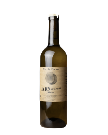Bouteille de la cuvée Little ADNaturam blanc de Stéphanie Roussel au domaine Lassolle. Vin de France