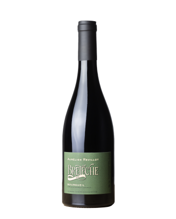 Bouteille de la cuvée Breteche d’Aurélien Revillot, vigneron en appellation Bourgueil