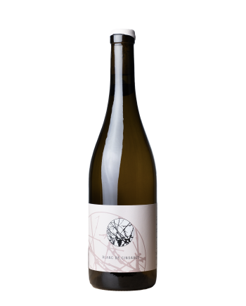 Photo de produit, bouteille de la cuvée blanc de cinsault, du domaine de la barthassade, helene et guillaume baron, vignerons dans les terrasses du Larzac