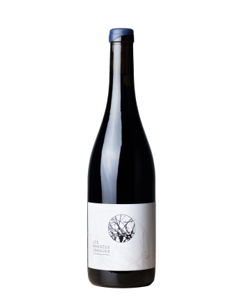 Bouteille de vin de la micro-cuvée Les Rangées Longues du Clos de la Barthassade, en appellation Terrasses du Larzac, Vin de France pur Syrah, Languedoc