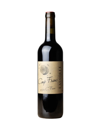 Bouteille de la cuvée Coup Franc de Stéphanie roussel, domaine Lassolle, vin de France, Cabernet Franc du Sud Ouest