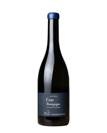 Bouteille de Bourgogne blanc, cuvée monopole du vigneron Marc Soyard au domaine de la Cras
