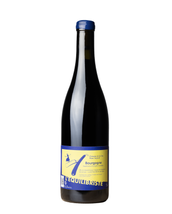 Bouteille de la cuvée l’équilibriste, du domaine de la Cras, vigneron marc soyard, en bourgogne