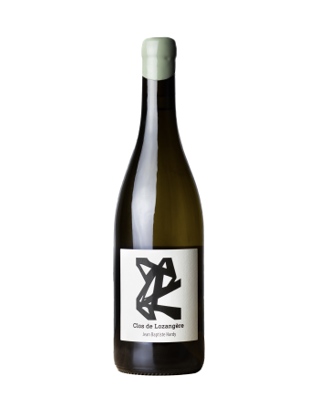 Bouteille de vin de la cuvée Le Clos de Lozangere du Vigneron Jean Baptiste Hardy, anciennement domaine de la Grange, installé à Mouzillon (Grand Cru Communal) en appellation Muscadet