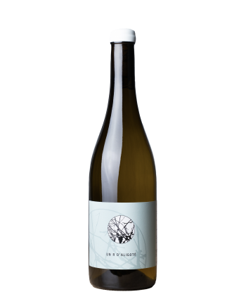 Bouteille de la cuvée Un R d’aligoté du domaine La Barthassade, en appellation Terrasses du Larzac, dans le Languedoc