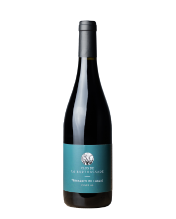 Bouteille de la cuvée H9 du domaine La Barthassade, en appellation Terrasses du Larzac