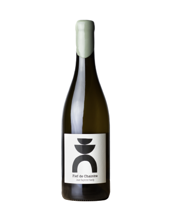 Bouteille de vin de la cuvée Le Fief de Chaintre du Vigneron Jean Baptiste Hardy, anciennement domaine de la Grange, installé à Mouzillon (Grand Cru Communal) en appellation Muscadet
