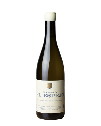 Bouteille de vin de la cuvée El Espejo Majuelo, du domaine Cantalapiedra viticultores de Manuel Cantalapiedra, en appellation DOC Rueda, cepage verdejo
