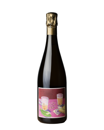 Bouteille de champagne de Charles Dufour, cuvée face B « S’interdire de s’interdire », AOC champagne, landreville, aube, blanc de blanc