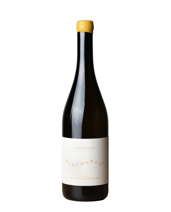 Bouteille de vin de la cuvée Berthereau du domaine Clos Volagré, crée par Clément Molineau en appellation Montlouis sur Loire, chenin moelleux
